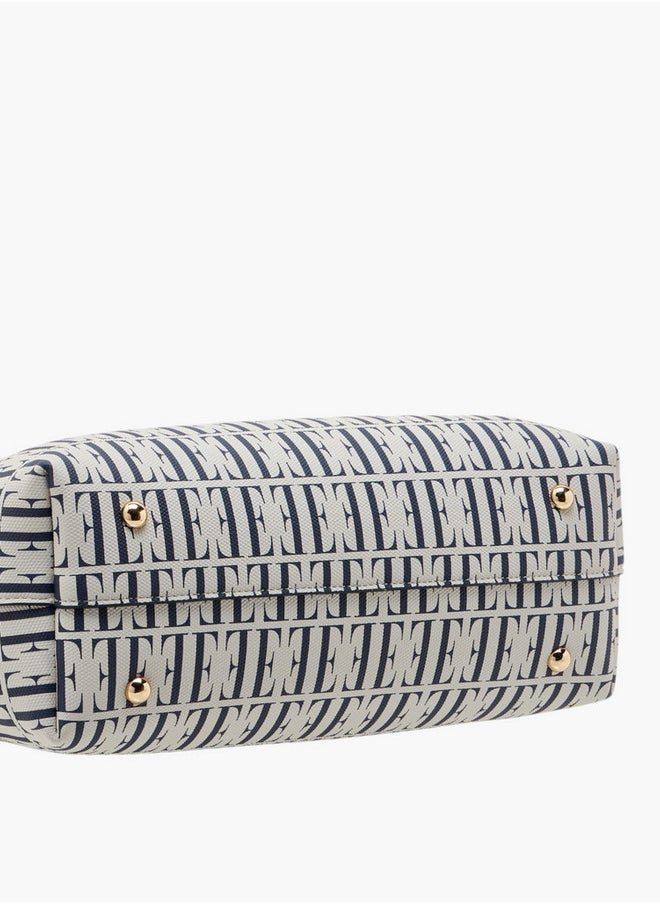 All-Over Monogram Print Tote Bag and Coin Pouch
