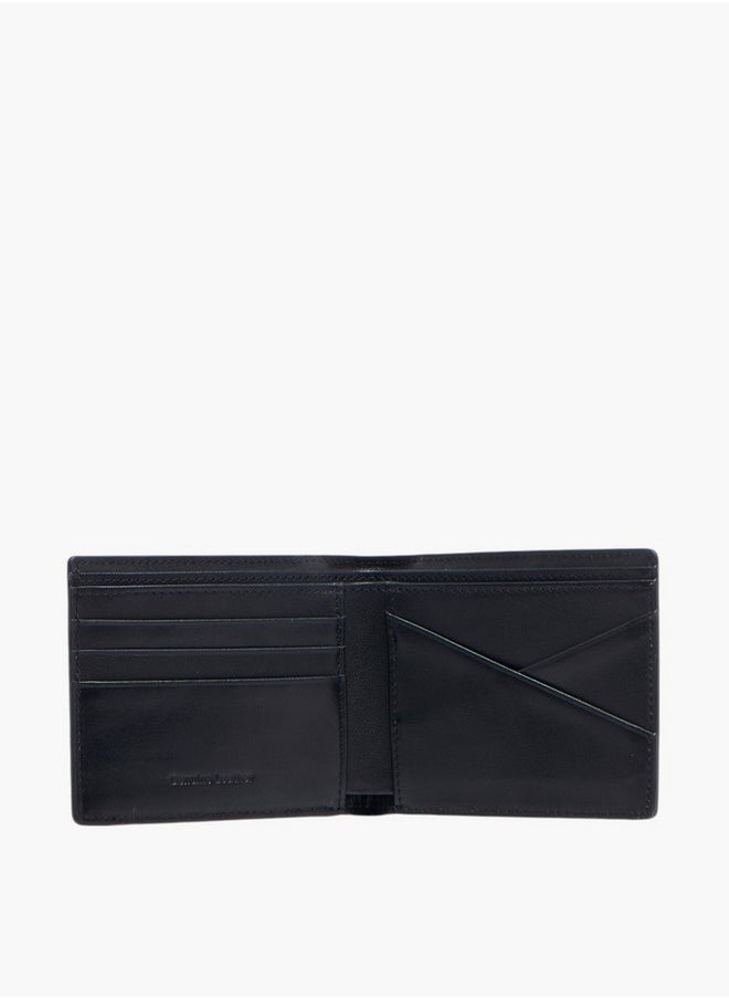 Logo Embossed Bi-Fold Wallet