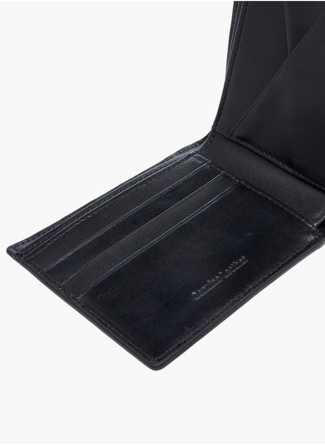 Logo Embossed Bi-Fold Wallet