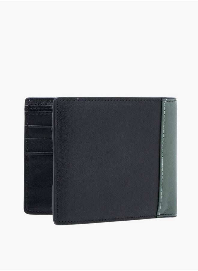 Logo Embossed Bi-Fold Wallet