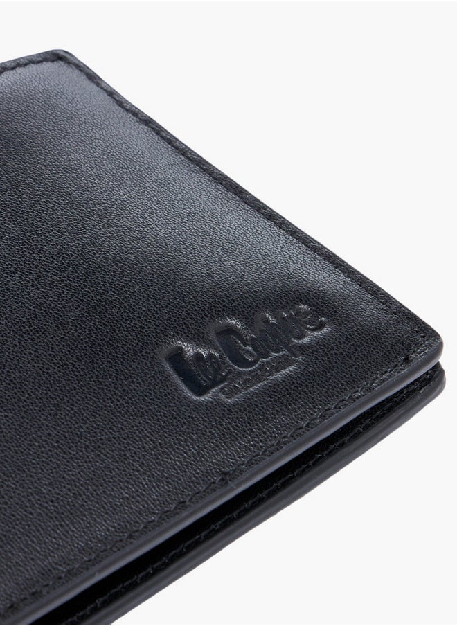Logo Embossed Bi-Fold Wallet