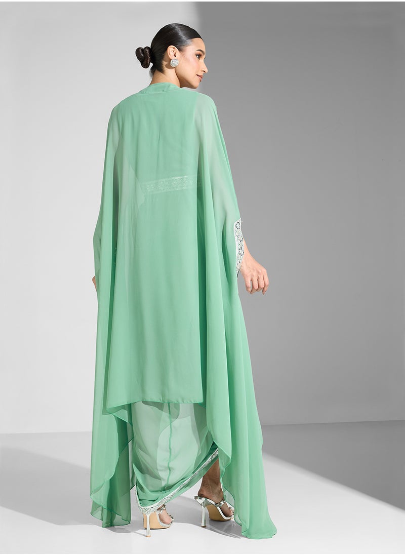 3PCS Set Long Sleeves Skirts & Top