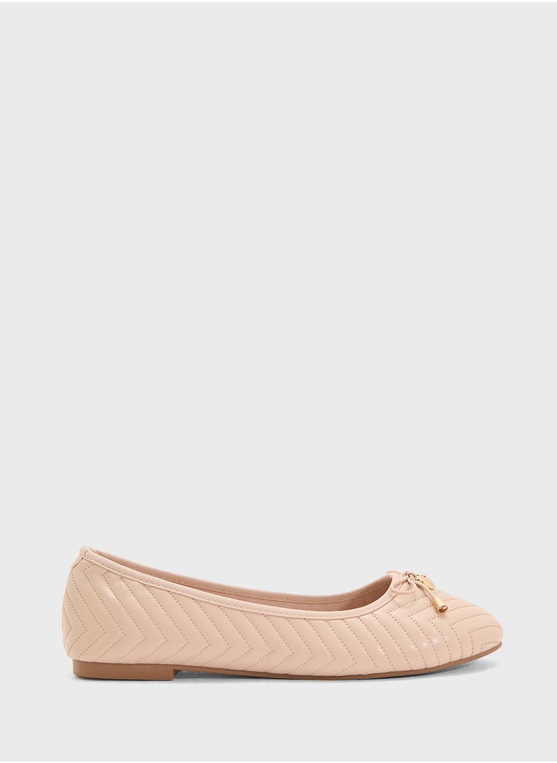 Quilted Ballerina With Bow