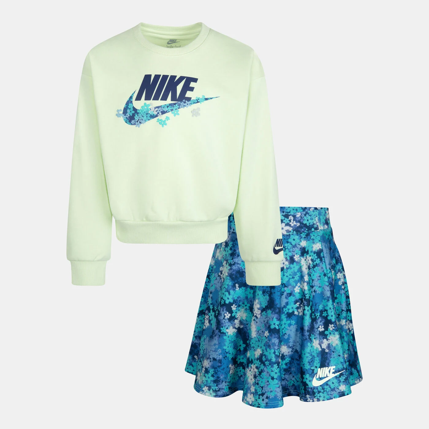 Kids' Fresh Cut Dri-FIT Sweatshirt And Skort Set