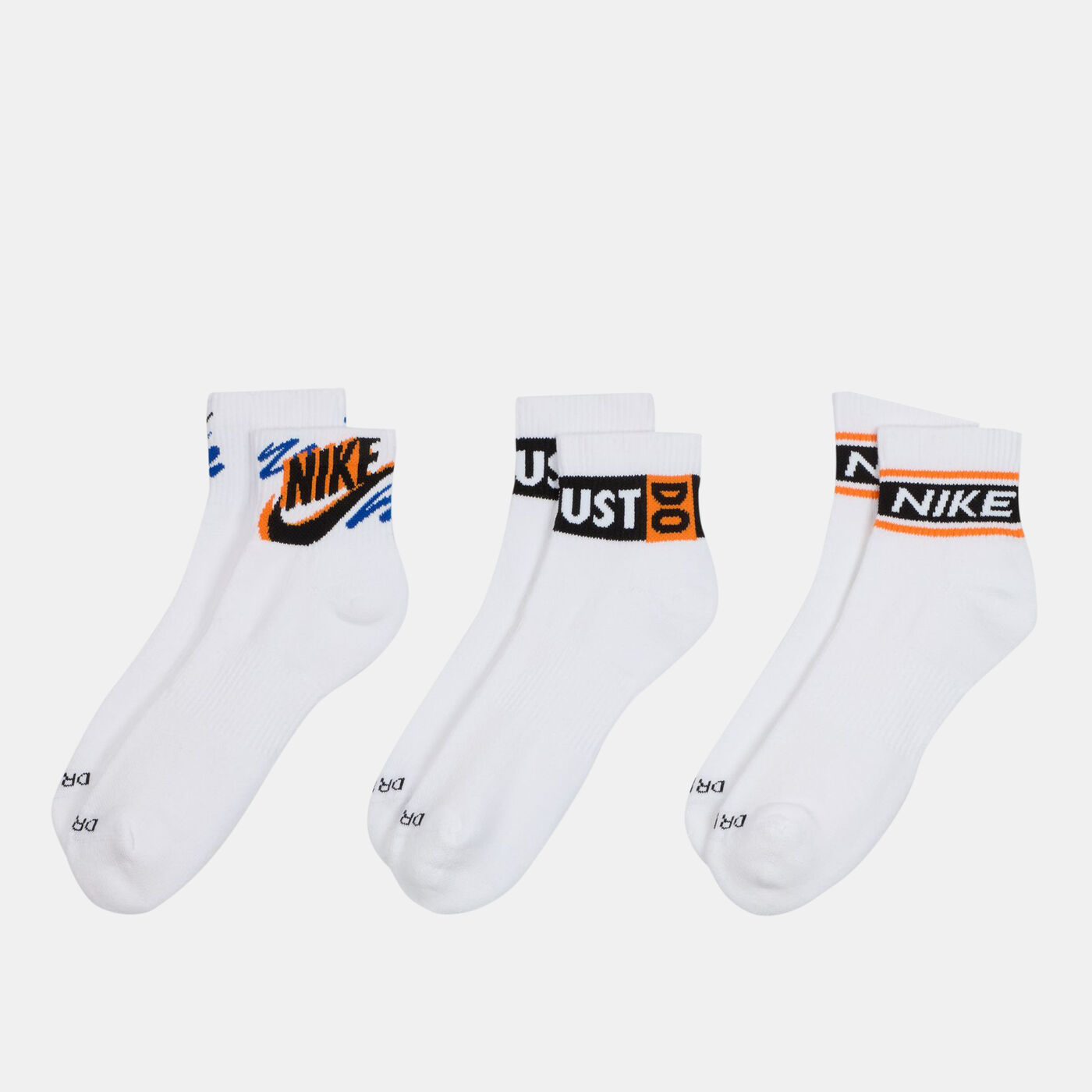 Men's Everyday Plus Training Ankle Socks (3 Pairs)