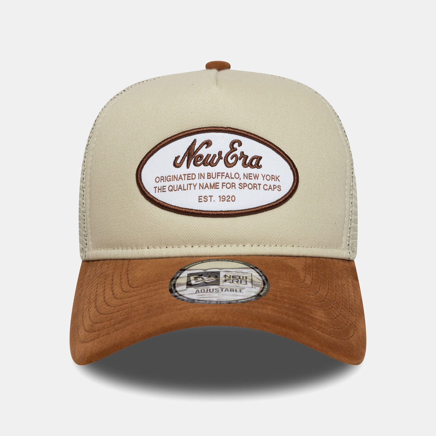 Men's Oval Patch Camo Trucker Cap