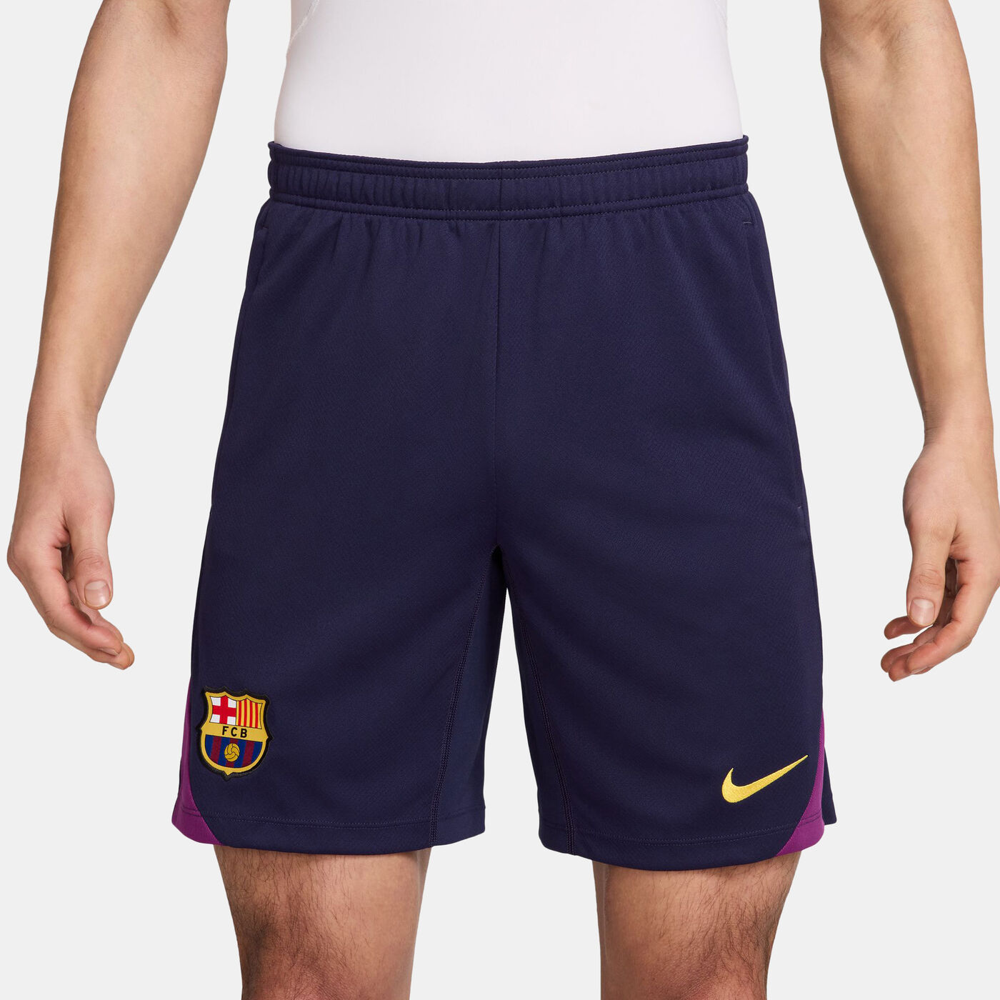 Men's FC Barcelona Strike Knit Football Shorts