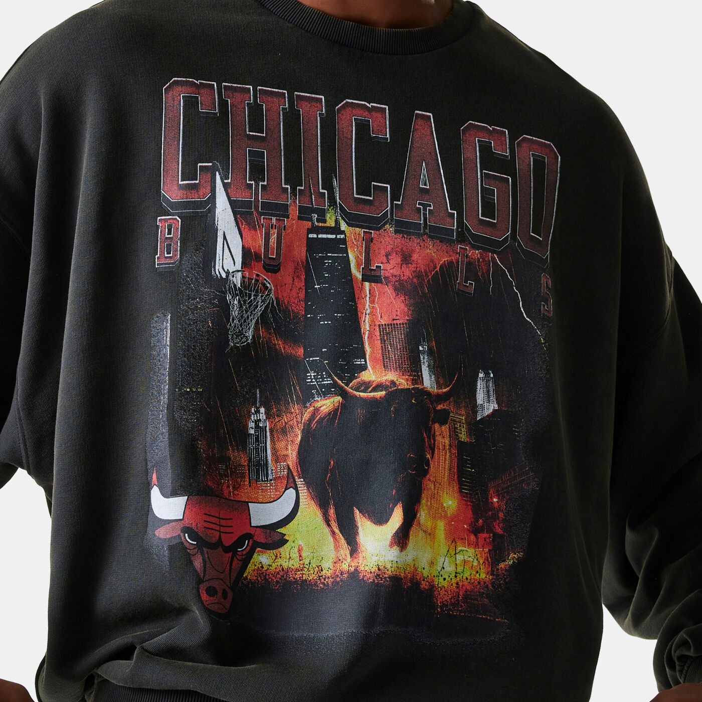 Men's NBA Chicago Bulls Graphic Sweatshirt