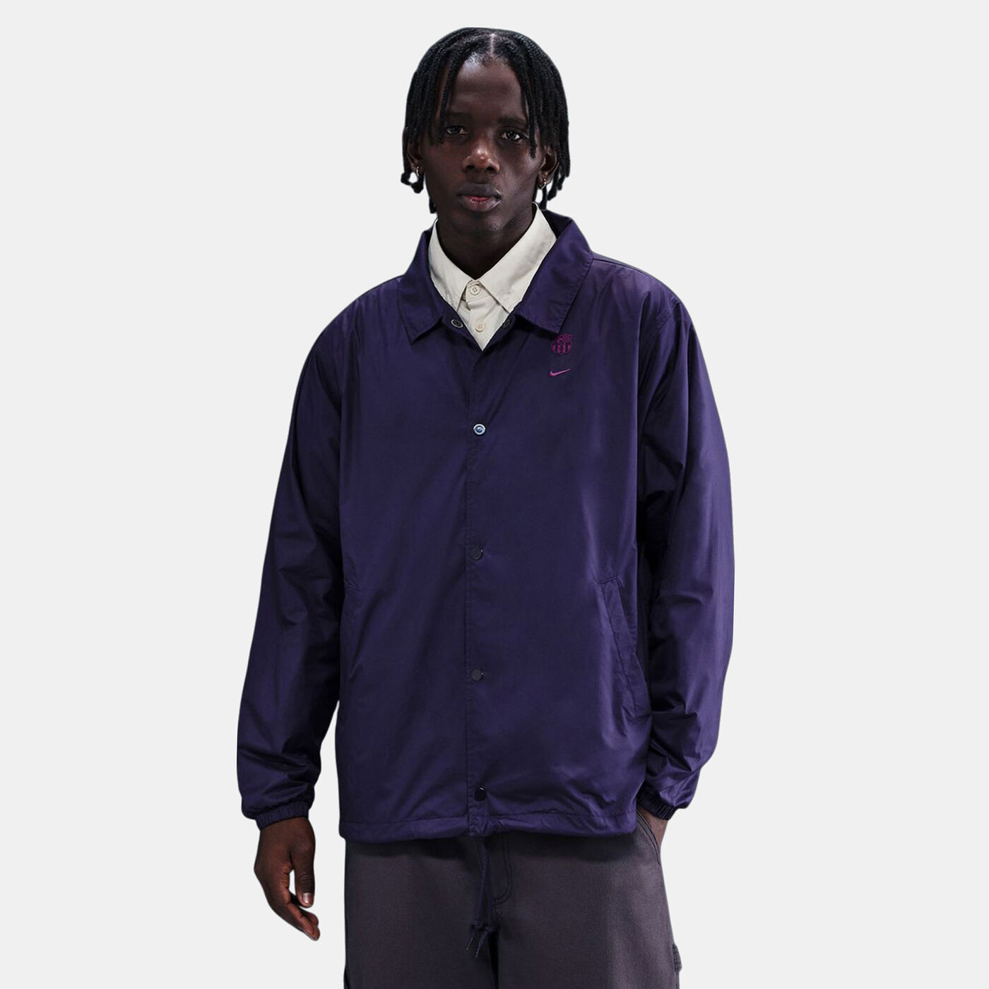 Men's FC Barcelona Coaches' Jacket