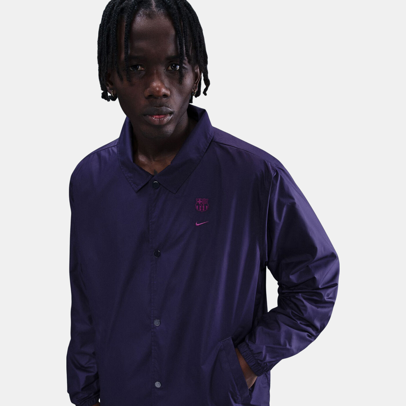 Men's FC Barcelona Coaches' Jacket