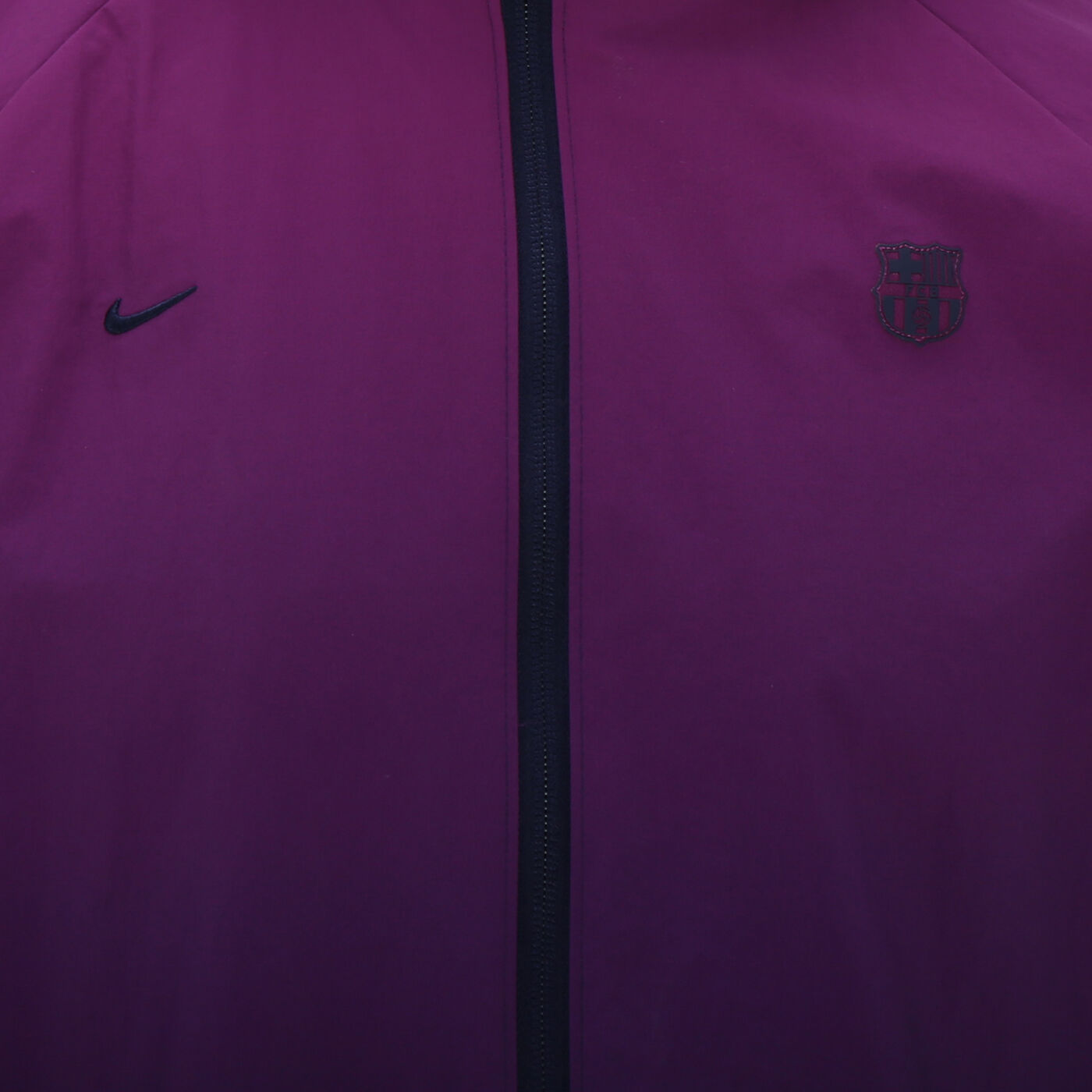 Men's FC Barcelona Woven Football Full-Zip Hoodie