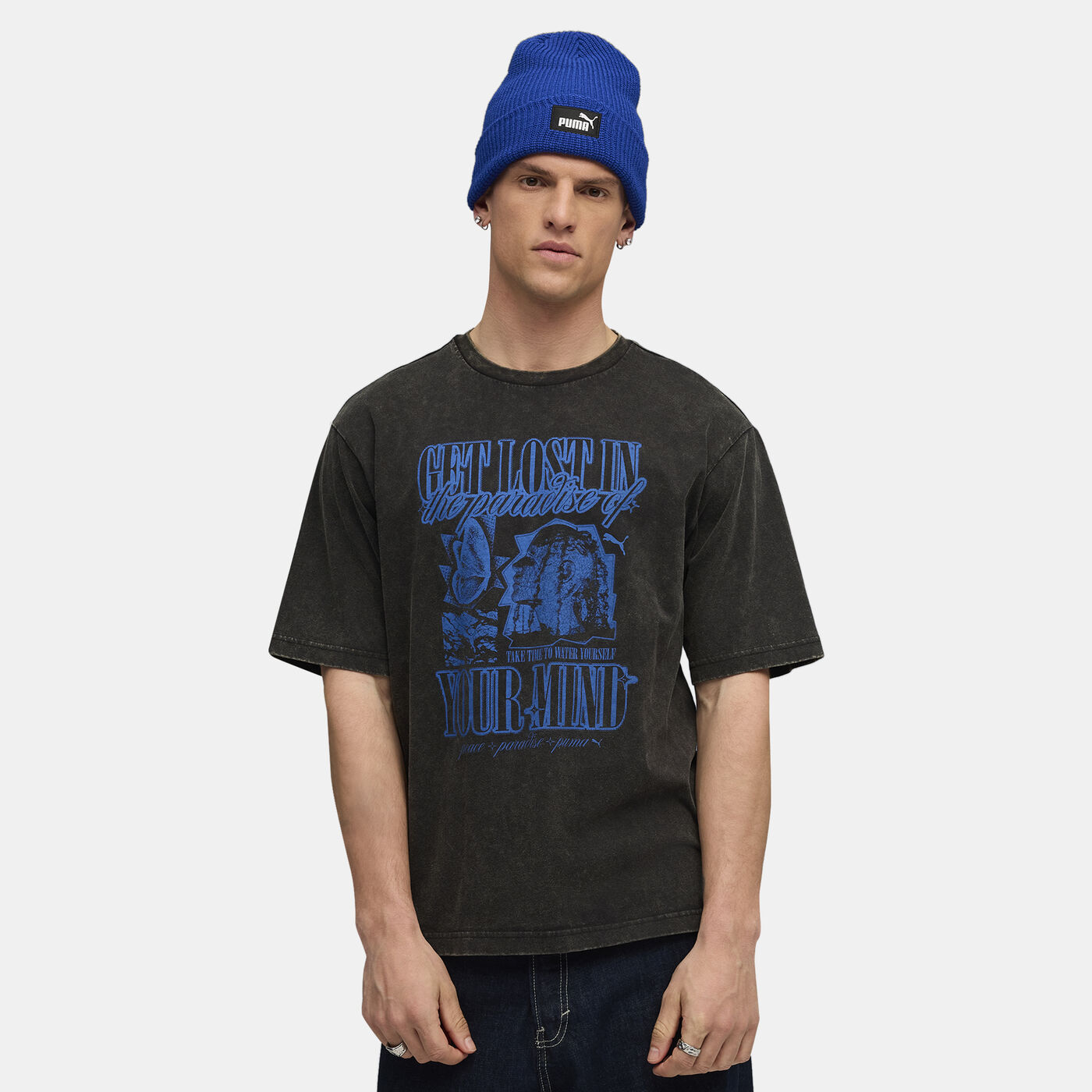 Men's Graphic Paradise Mindset Washed T-Shirt