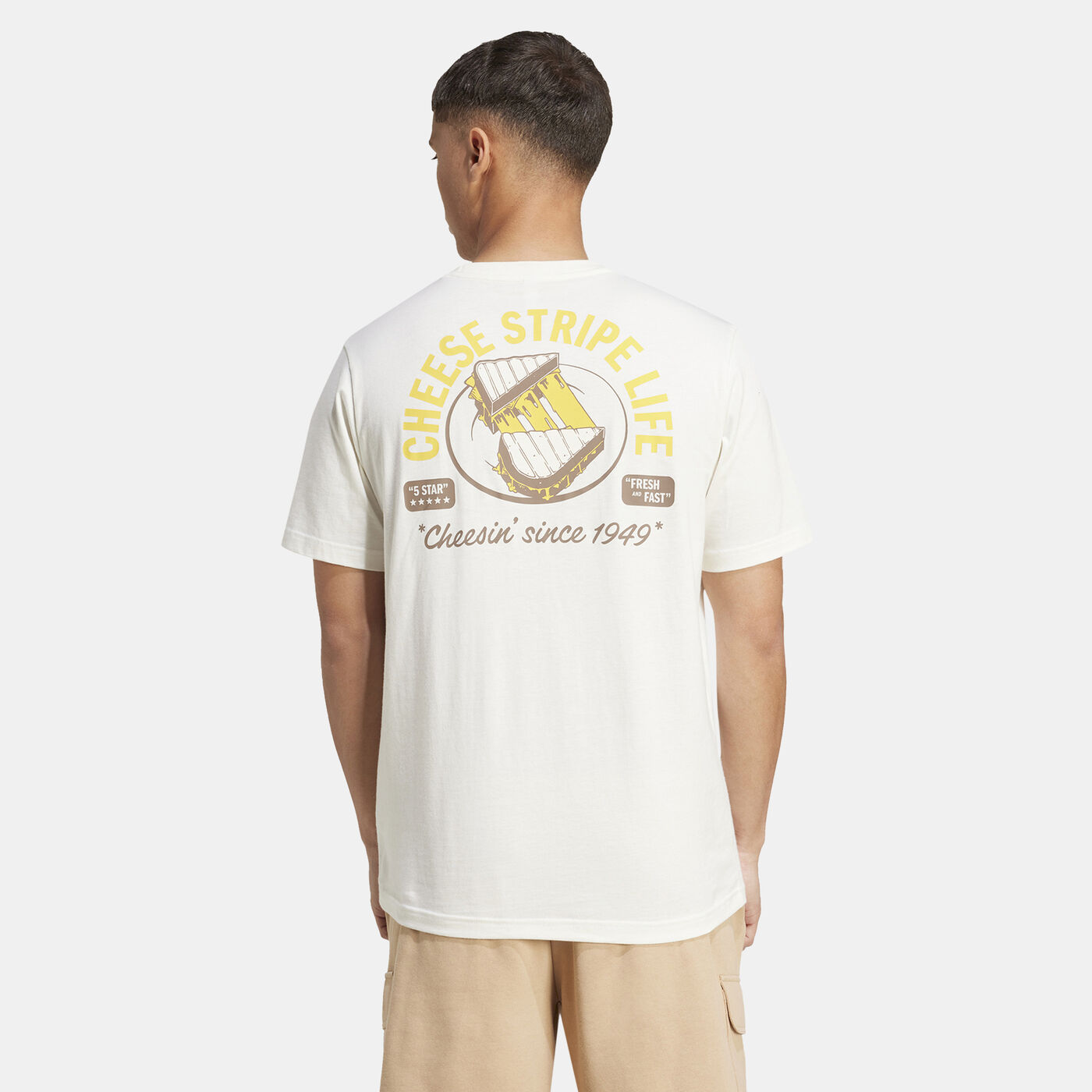 Men's Food Grilled Cheese Graphic T-Shirt
