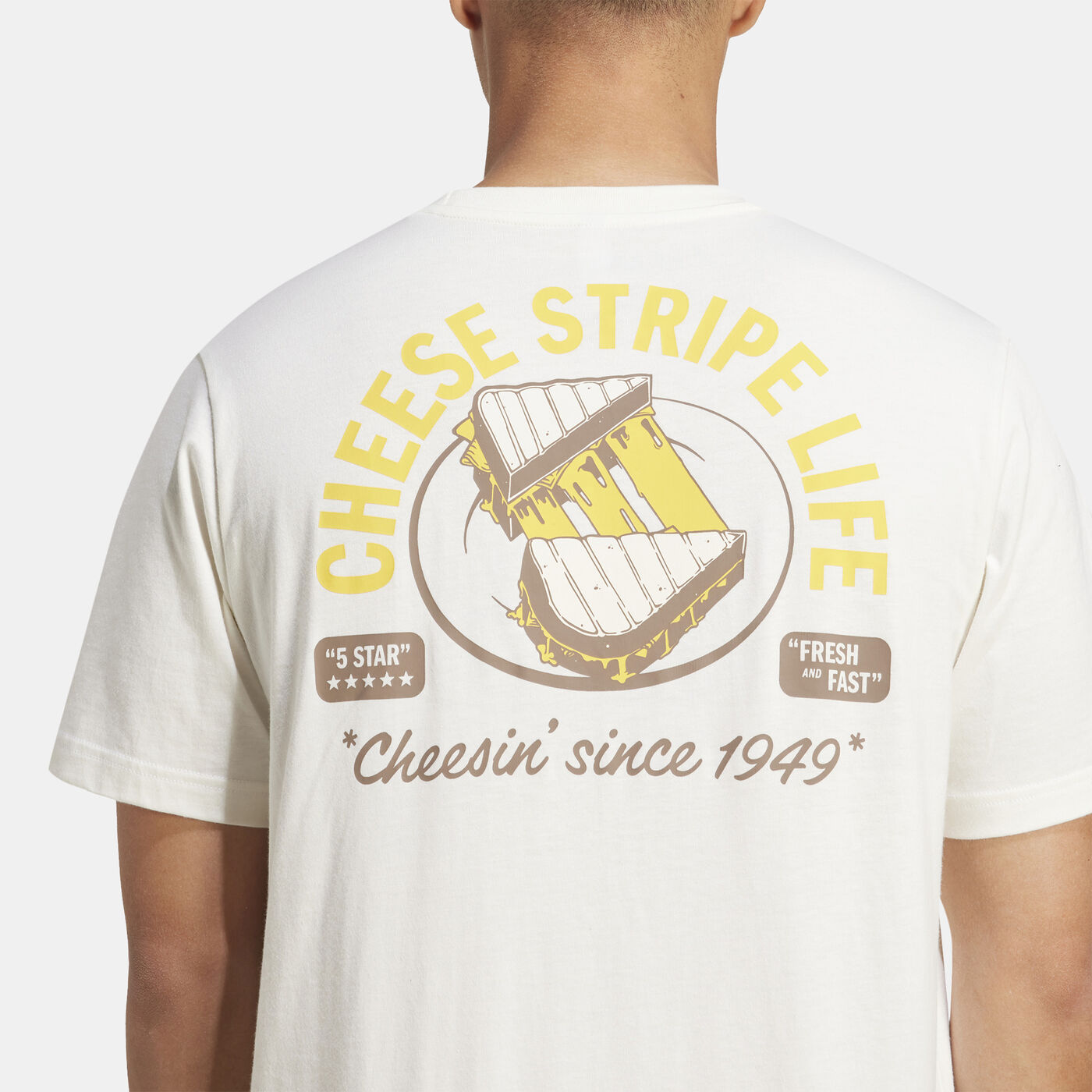 Men's Food Grilled Cheese Graphic T-Shirt