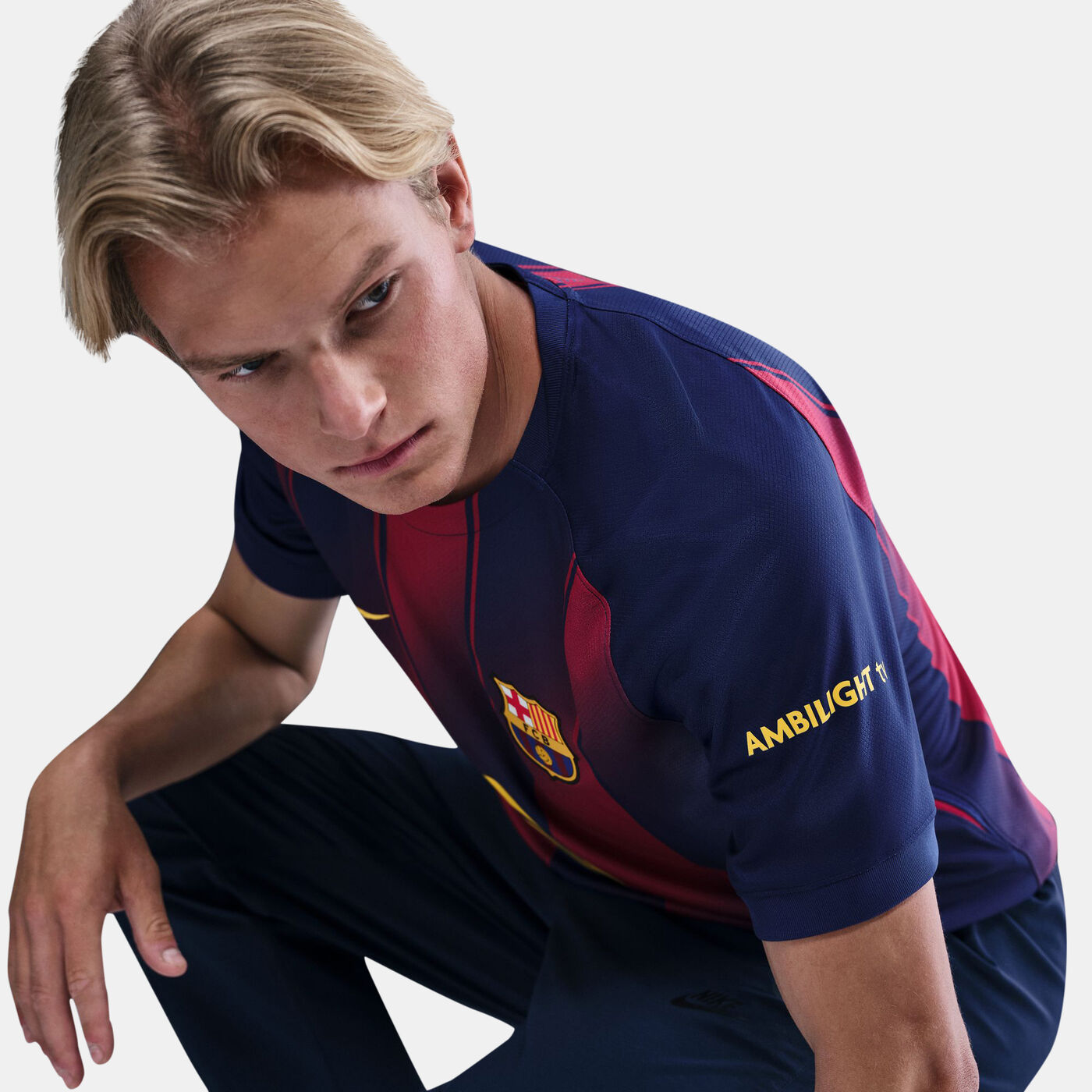Men's FC Barcelona 25/26 Home Replica Football Jersey