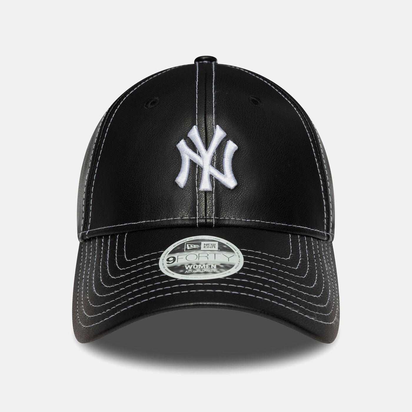 Women's MLB New York Yankees Topstitch PU 9FORTY Cap