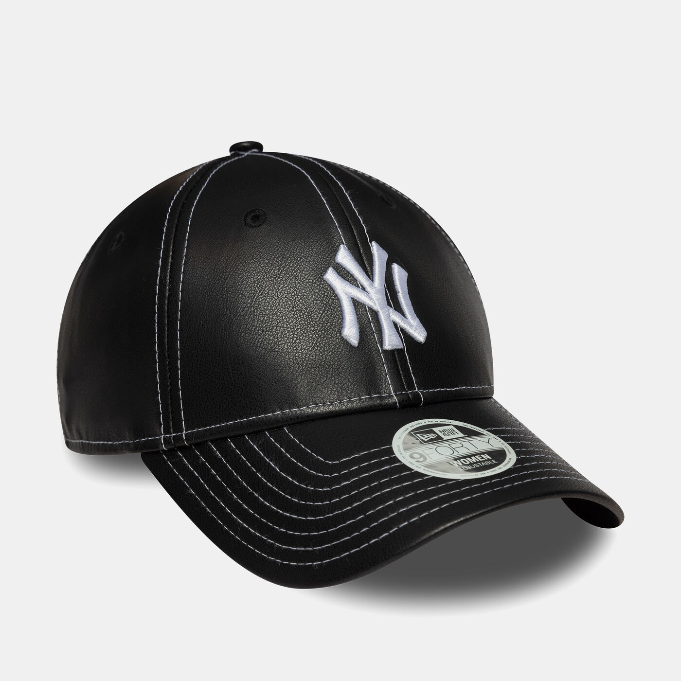 Women's MLB New York Yankees Topstitch PU 9FORTY Cap