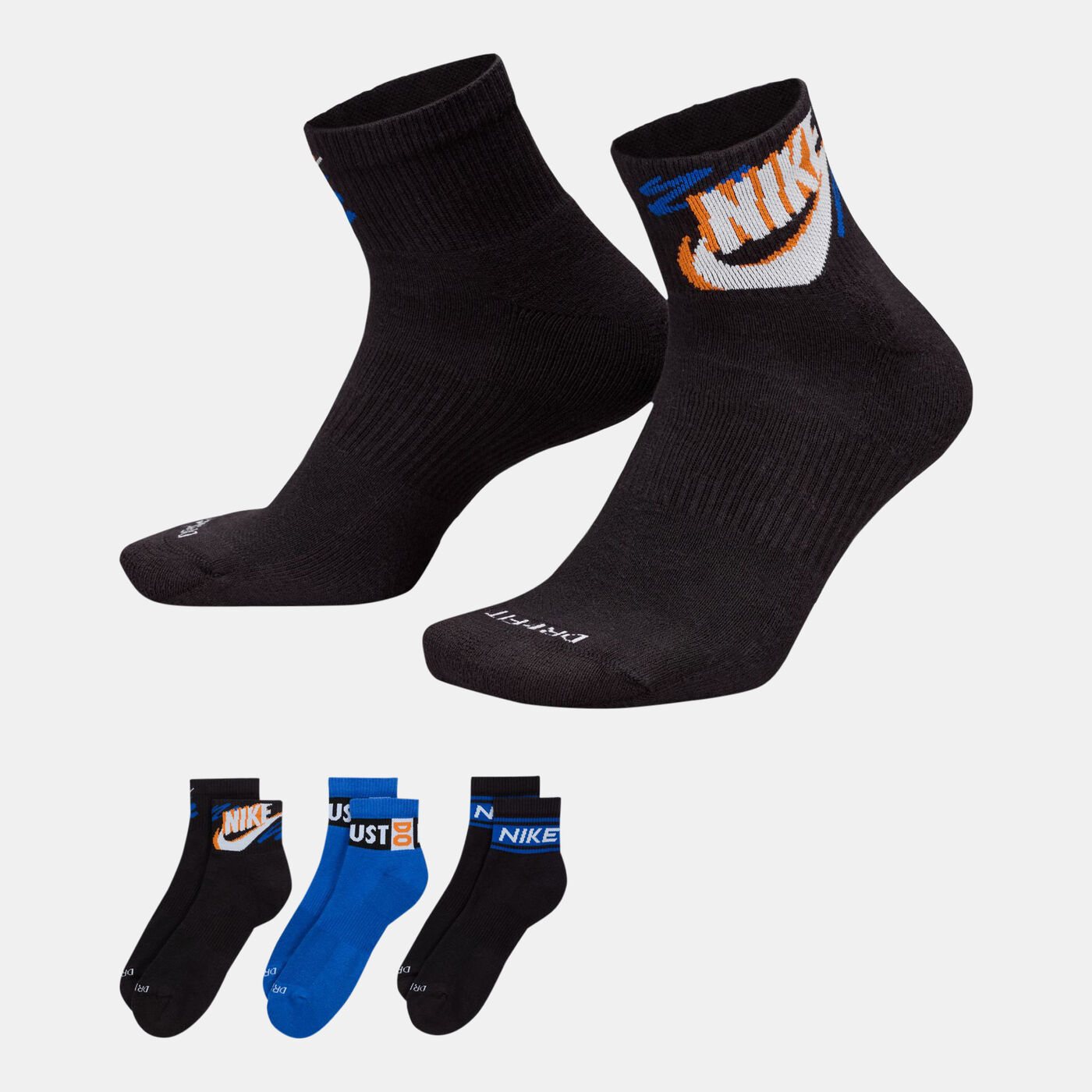 Everyday Plus Ankle Socks (3 Pairs)