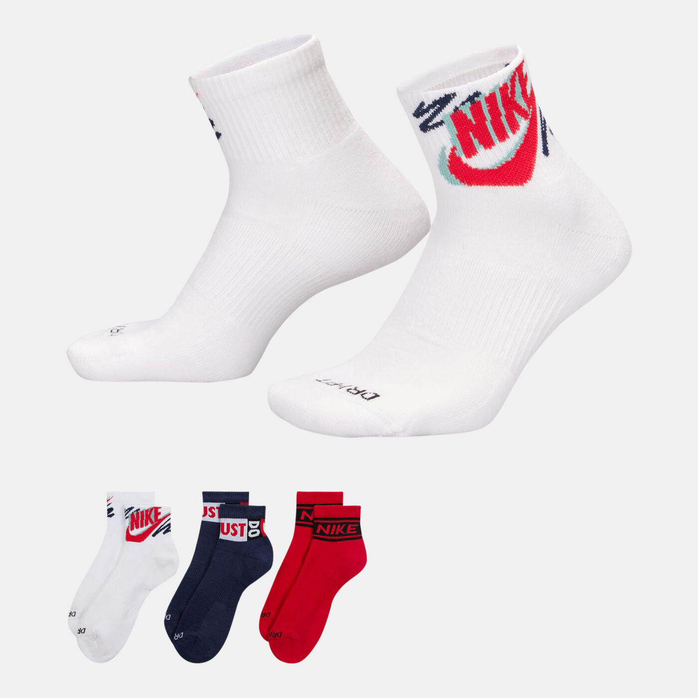 Everyday Plus Ankle Socks (3 Pairs)
