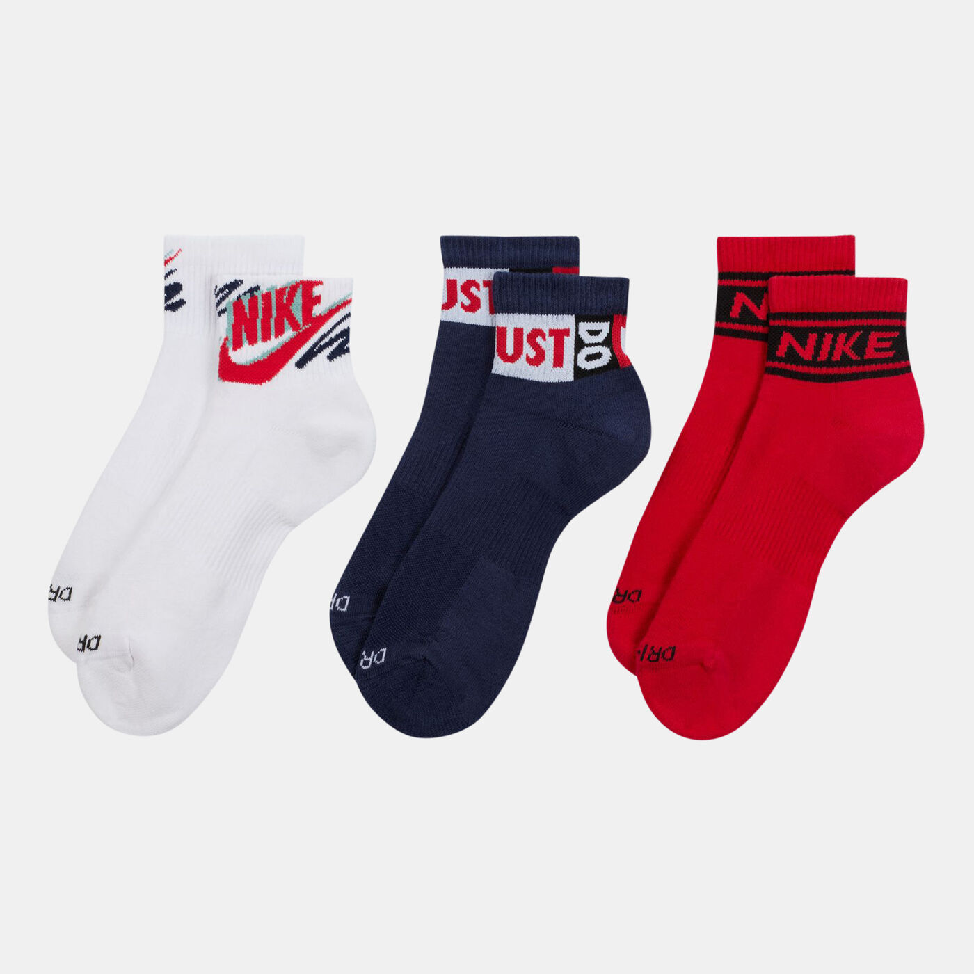 Everyday Plus Ankle Socks (3 Pairs)