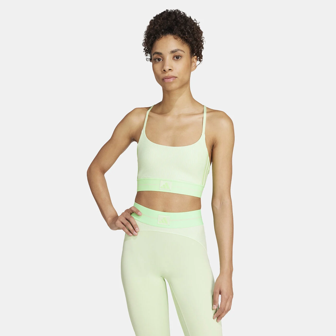 Women's Hyperglam Rib Light-Support Training Sports Bra