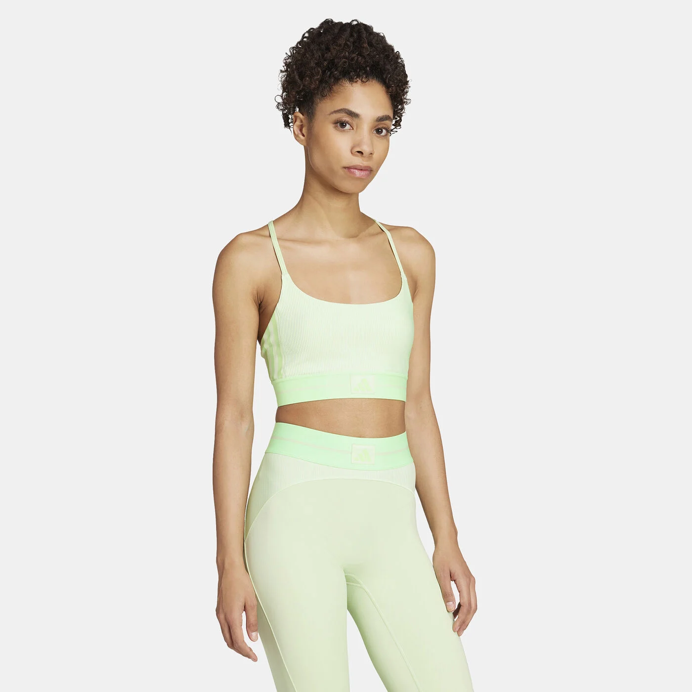 Women's Hyperglam Rib Light-Support Training Sports Bra