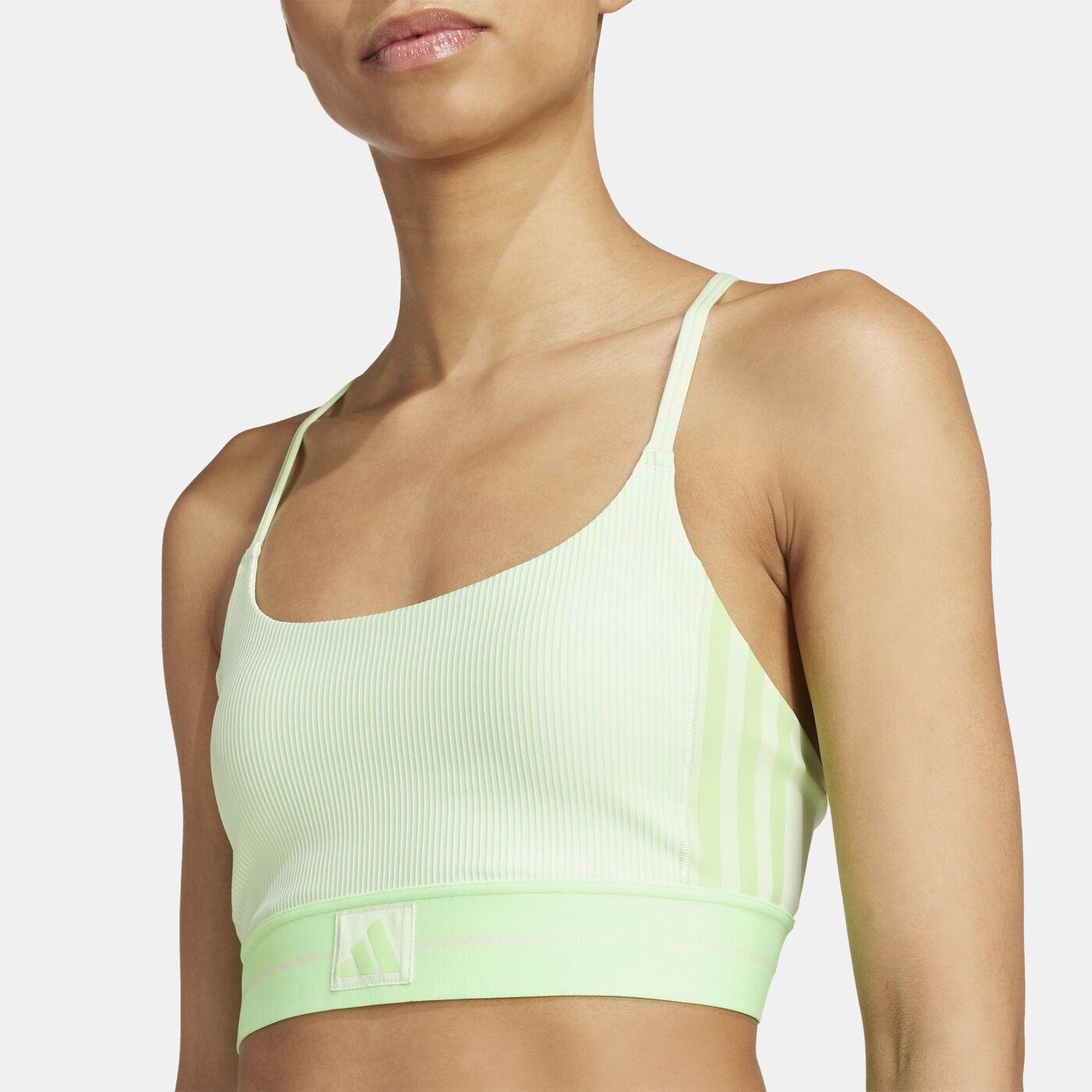 Women's Hyperglam Rib Light-Support Training Sports Bra