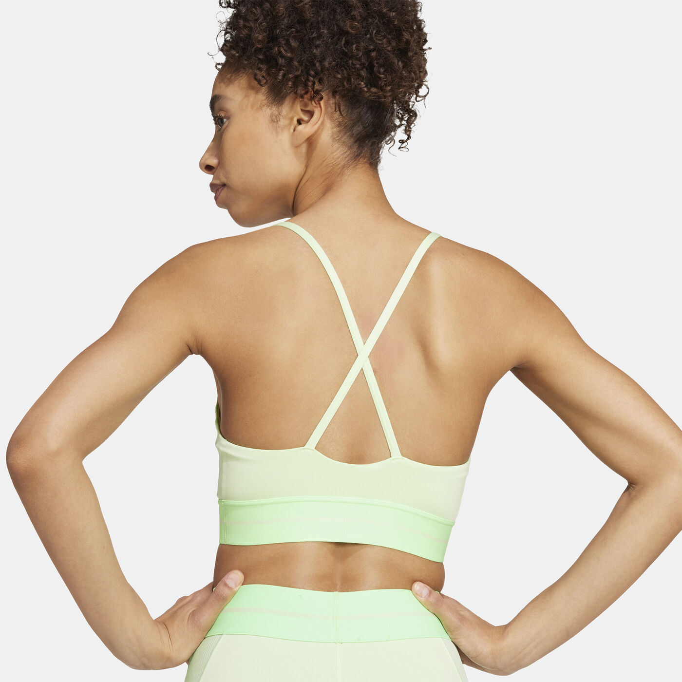 Women's Hyperglam Rib Light-Support Training Sports Bra