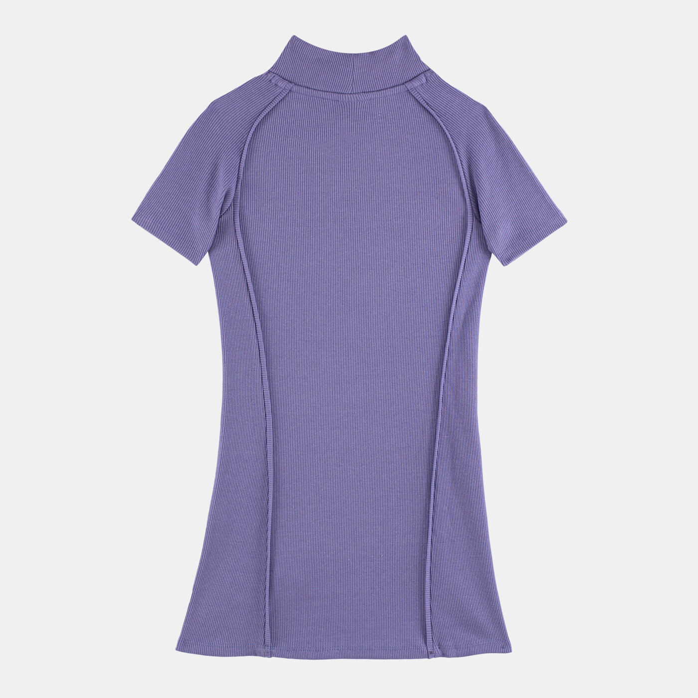 Kids' Mock Neck Rib Dress