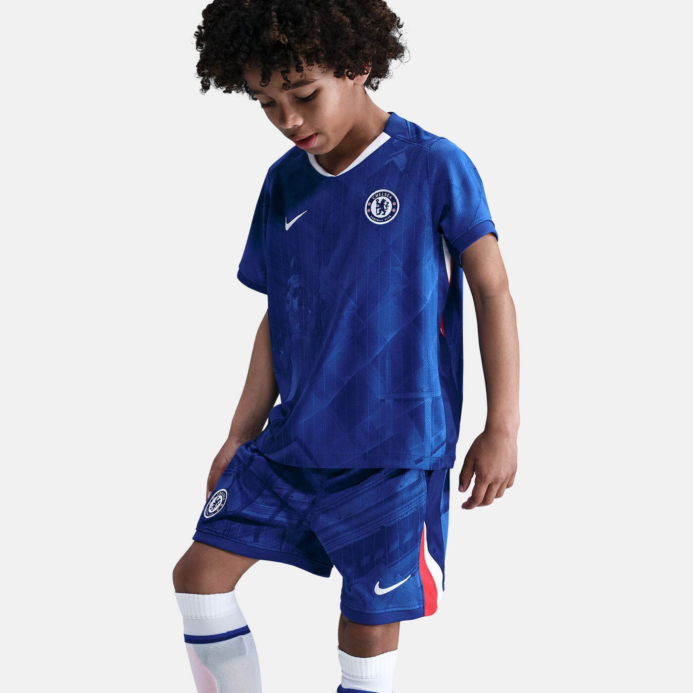 Kids' Chelsea 25/26 Home Replica 3-Piece Football Kit