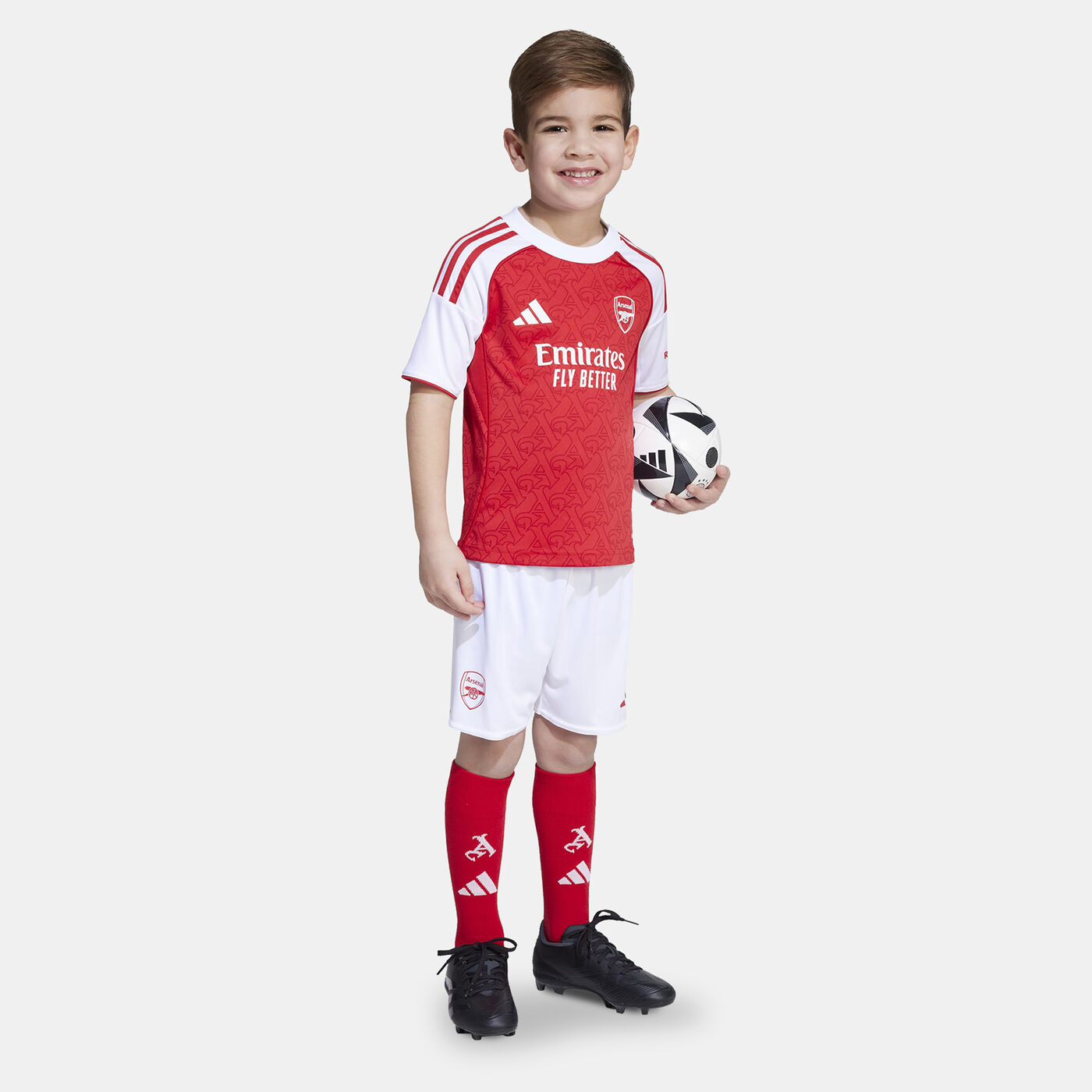 Kids' Arsenal 25/26 Home Replica Football Kit