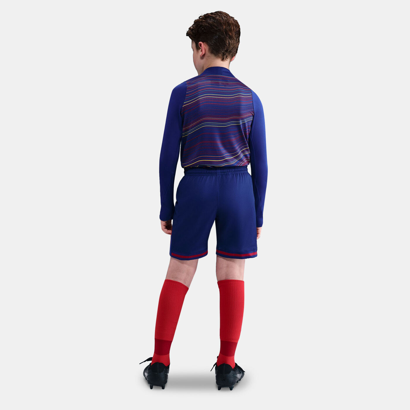 Kids' FC Barcelona 25/26 Home Replica Football Shorts