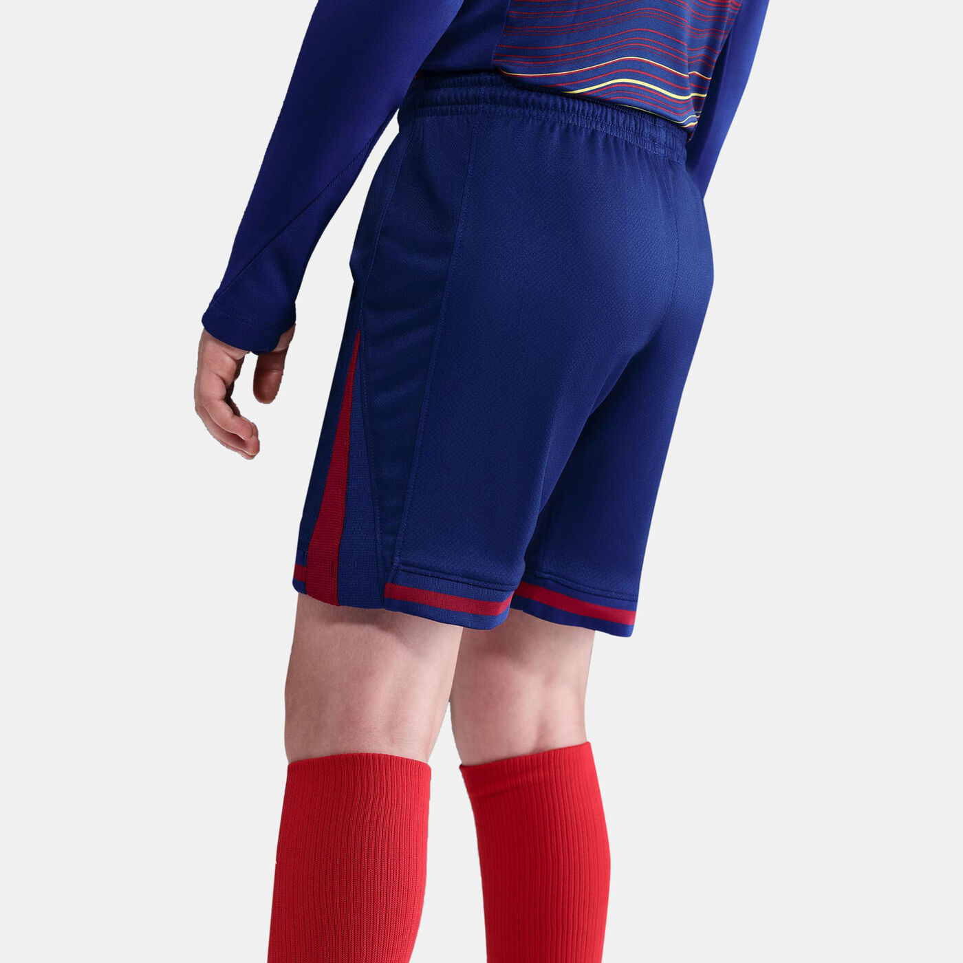 Kids' FC Barcelona 25/26 Home Replica Football Shorts