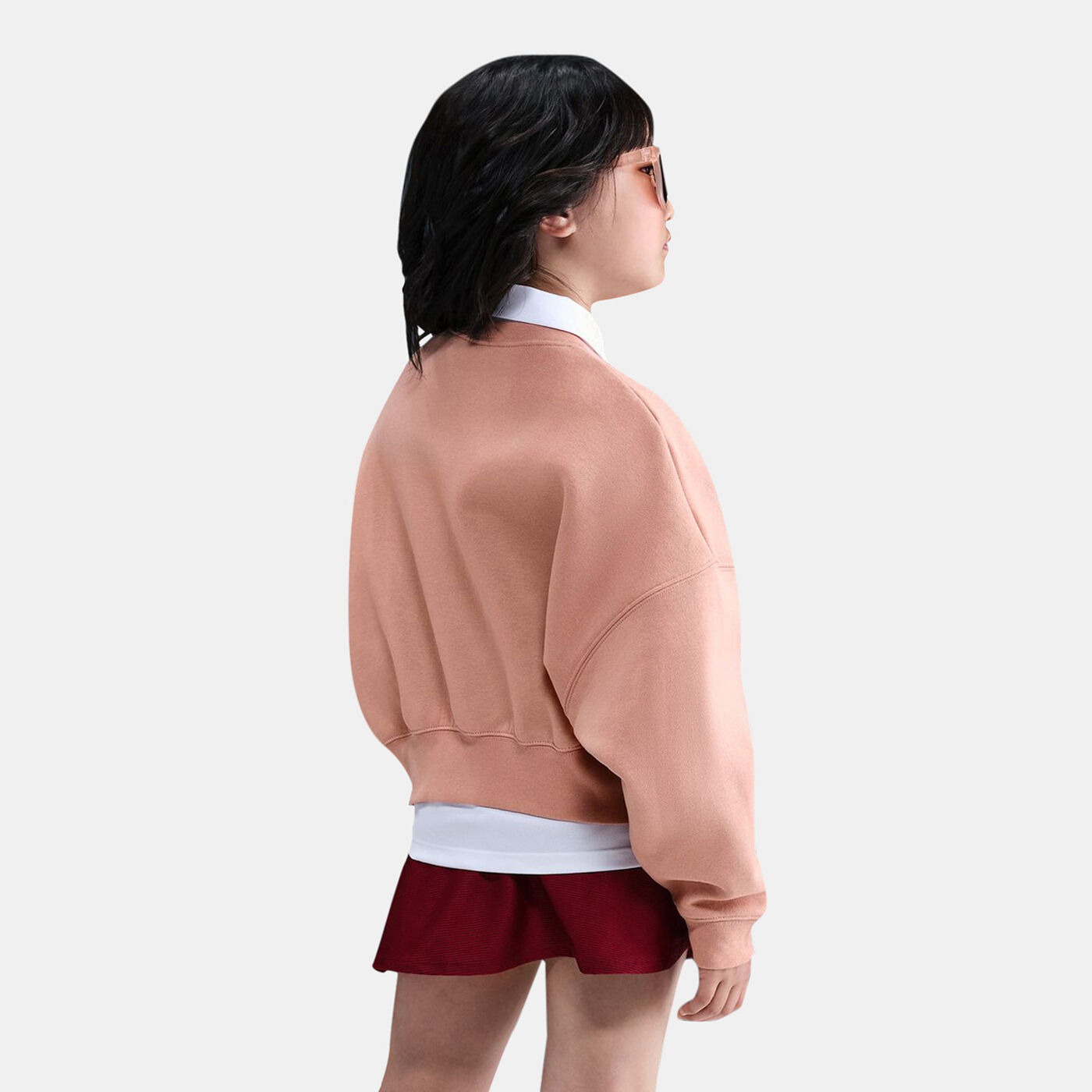 Kids' Sportswear Trend Fleece Cropped Hoodie