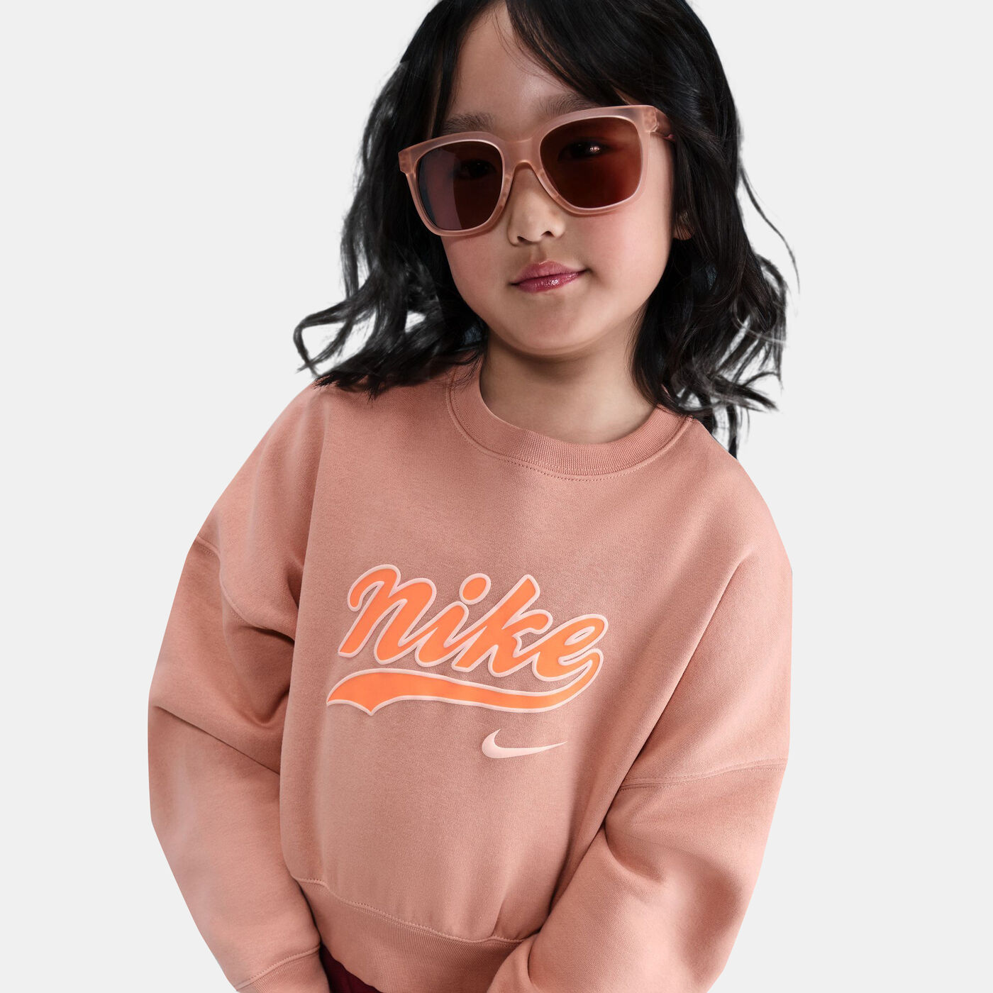 Kids' Sportswear Trend Fleece Cropped Hoodie