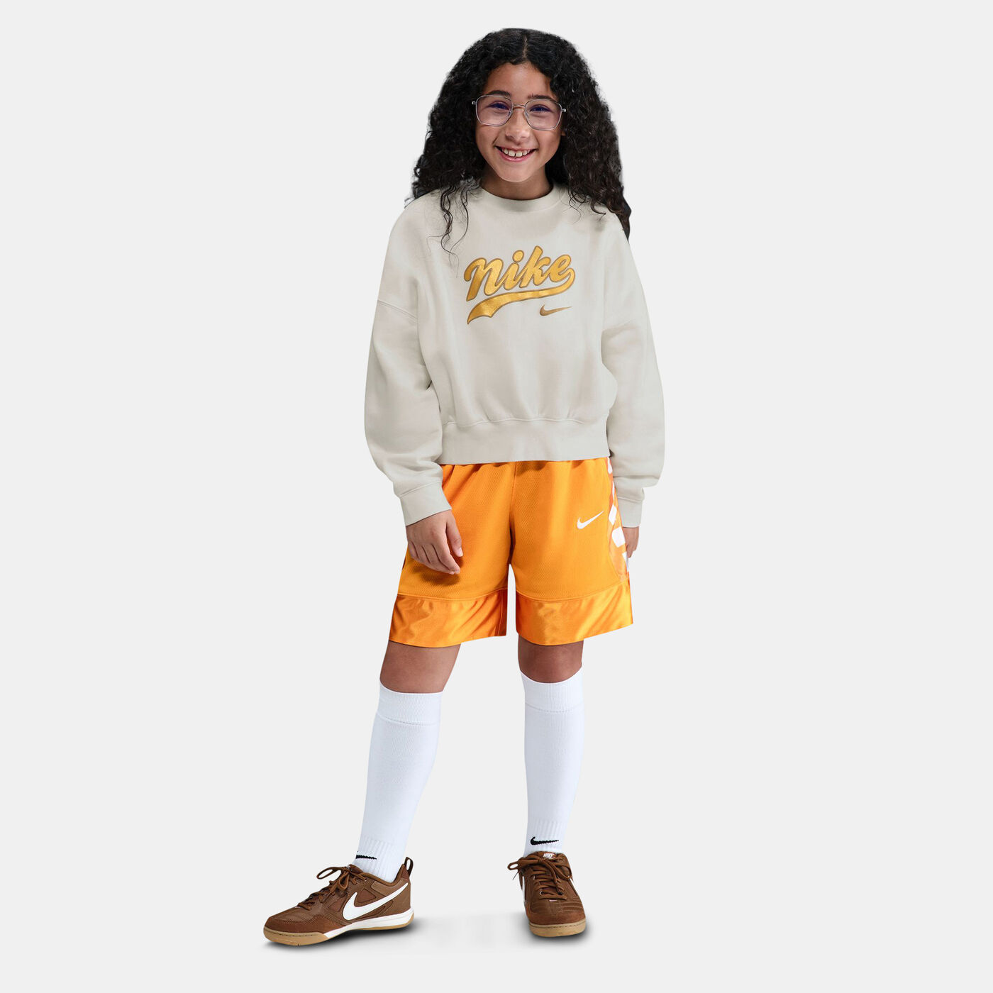 Kids' Sportswear Trend Fleece Cropped Hoodie