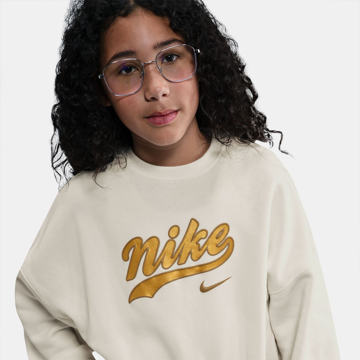 Kids' Sportswear Trend Fleece Cropped Hoodie