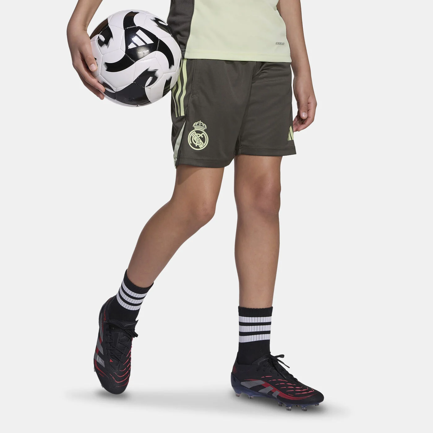Kids' Real Madrid Tiro 25 Competition Training Football Shorts