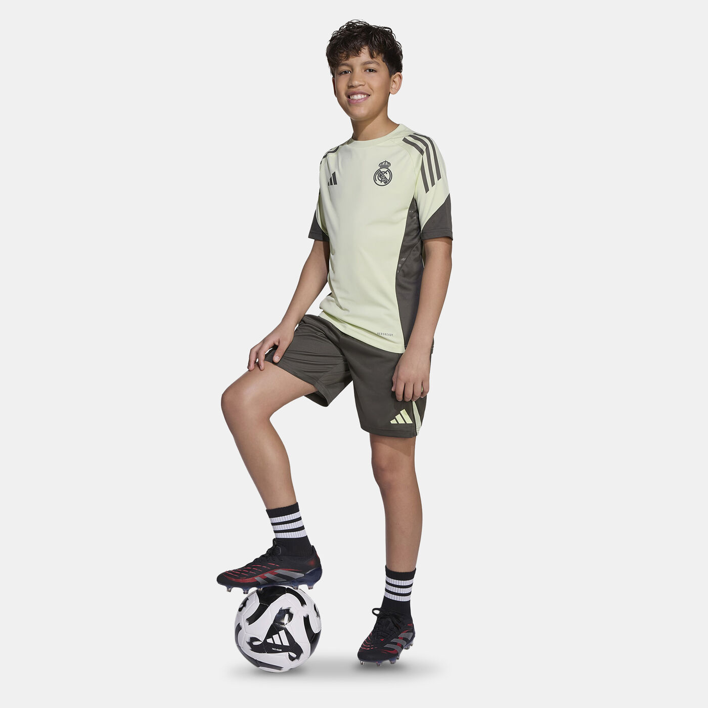 Kids' Real Madrid Tiro 25 Competition Training Football Shorts