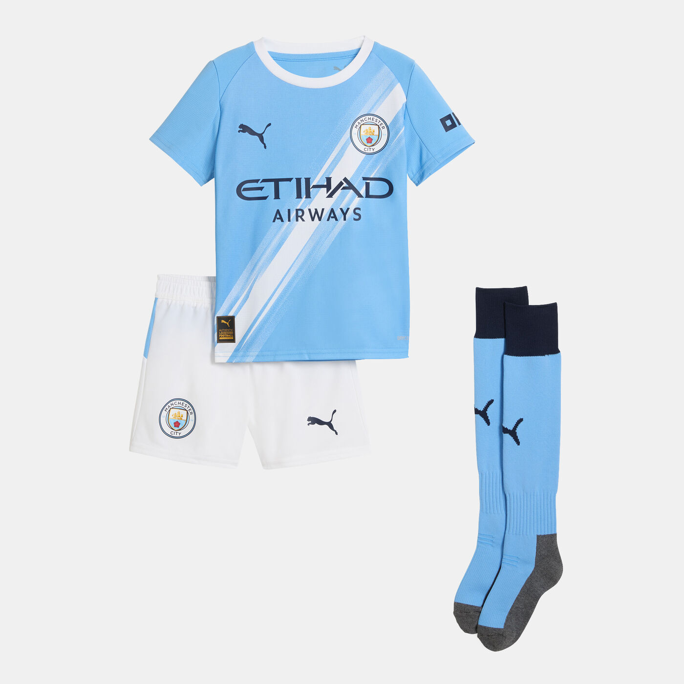 Kids' Manchester City 25/26 Home Replica Football Kit