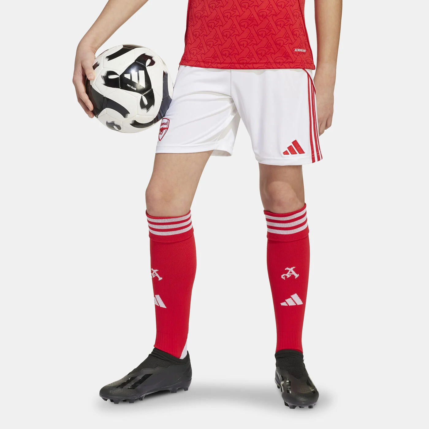 Kids' Arsenal 25/26 Home Replica Football Shorts