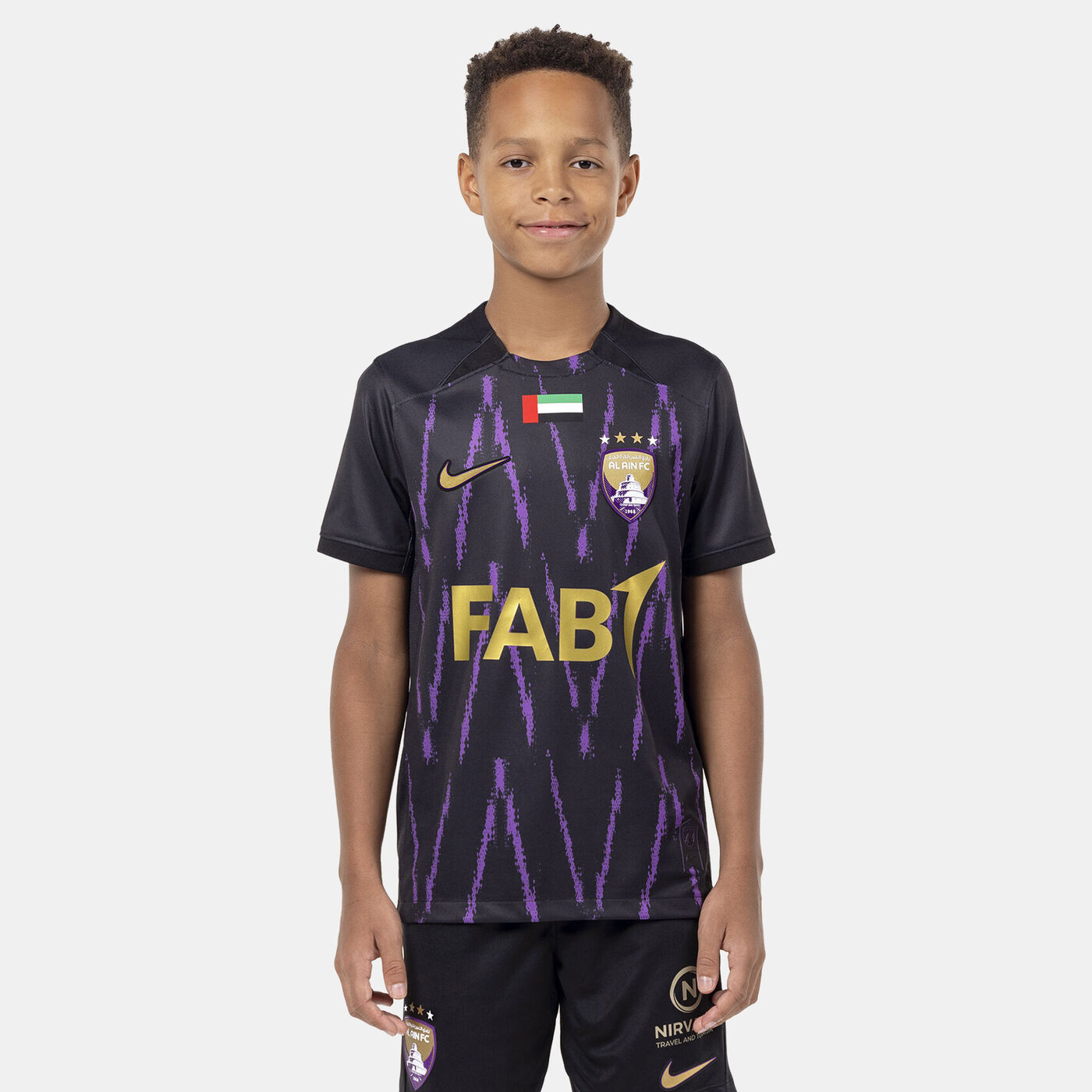 Kids' Al Ain 2024/25 Home Replica Football Jersey