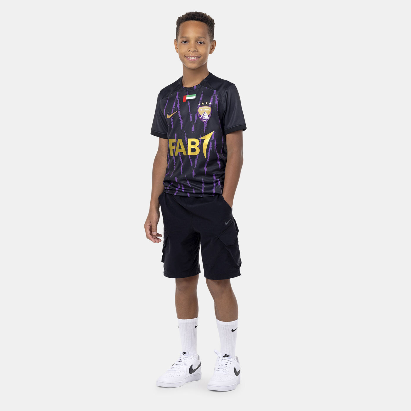 Kids' Al Ain 2024/25 Home Replica Football Jersey