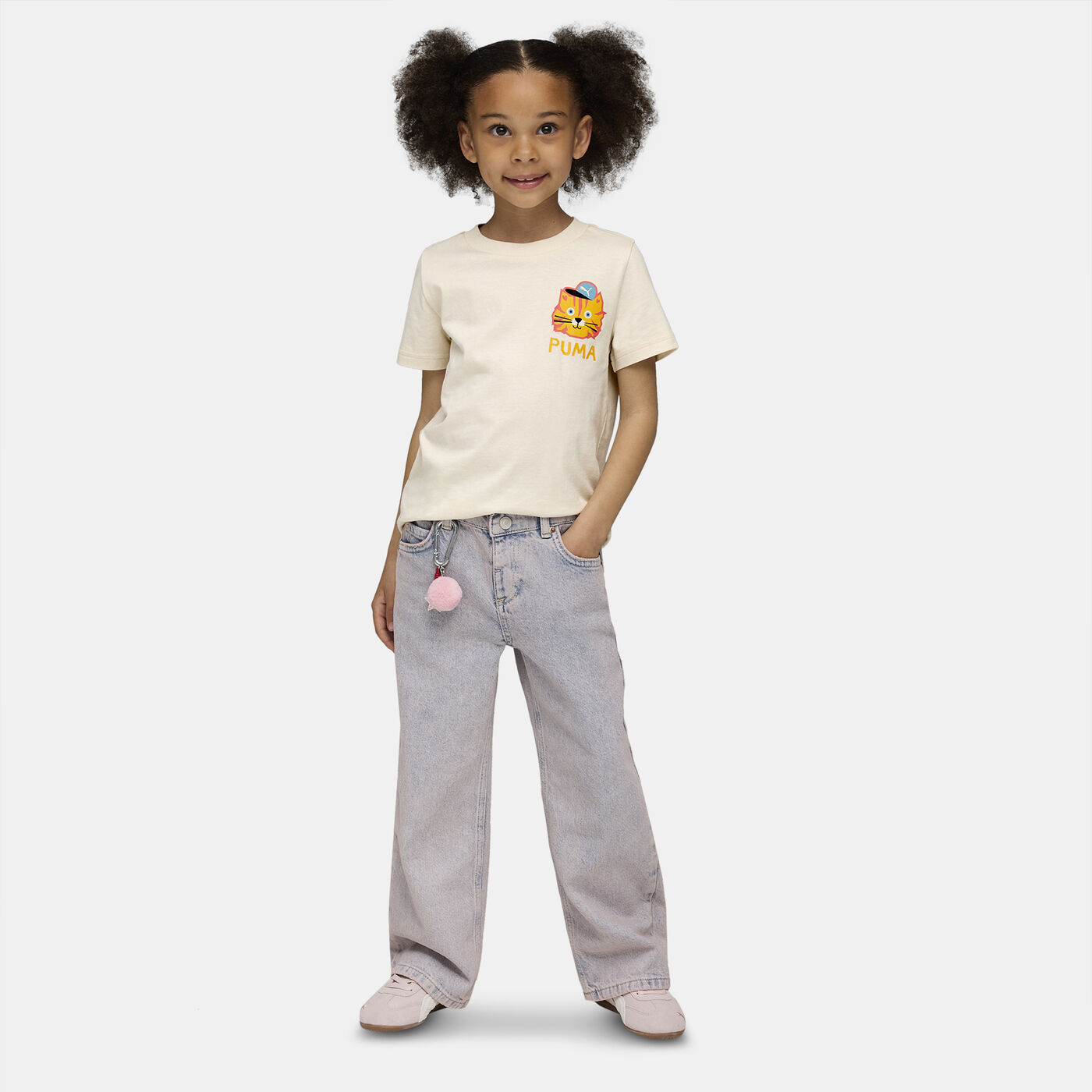 Kids' Moody Cat Graphic T-Shirt