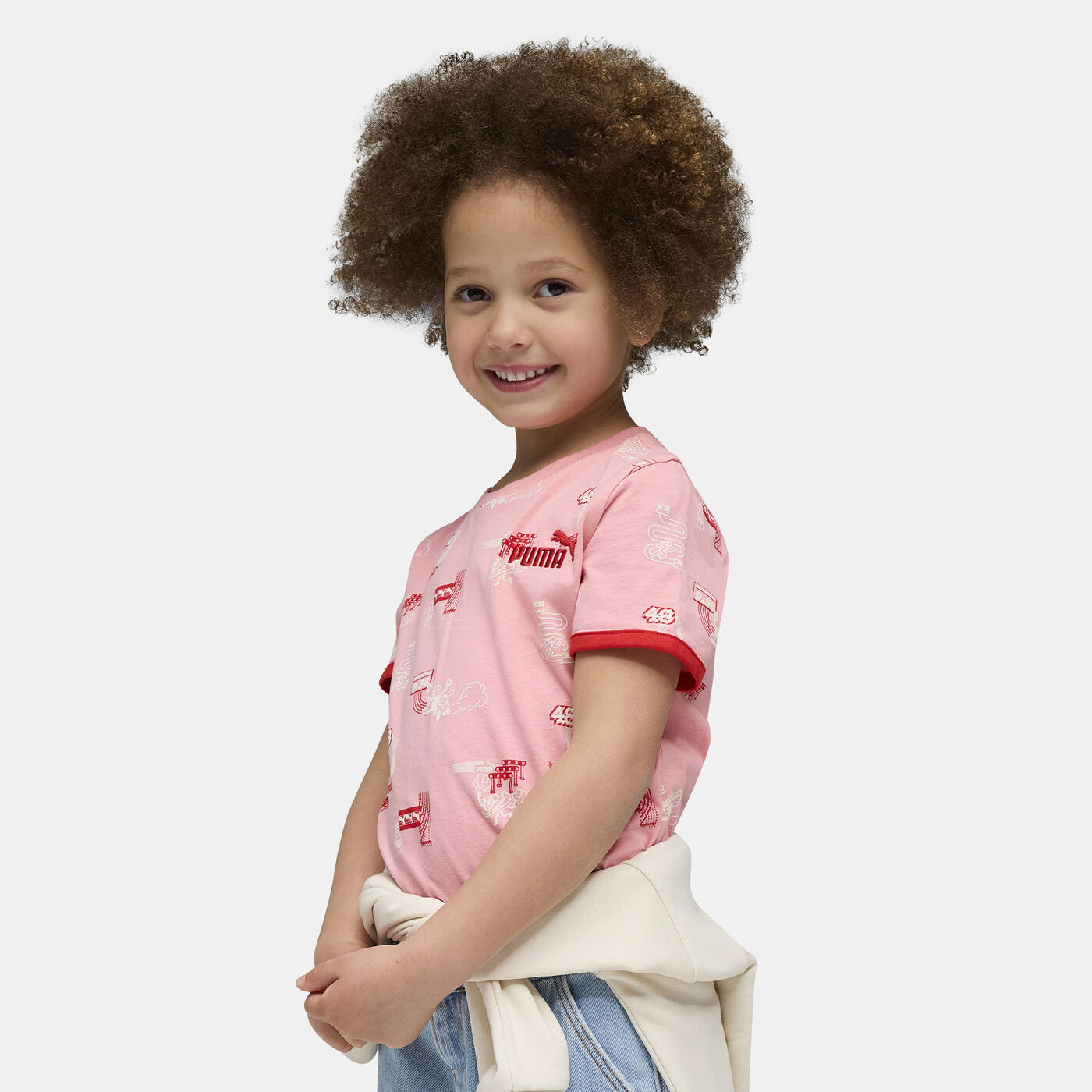 Kids' Little Runners Allover Print T-Shirt