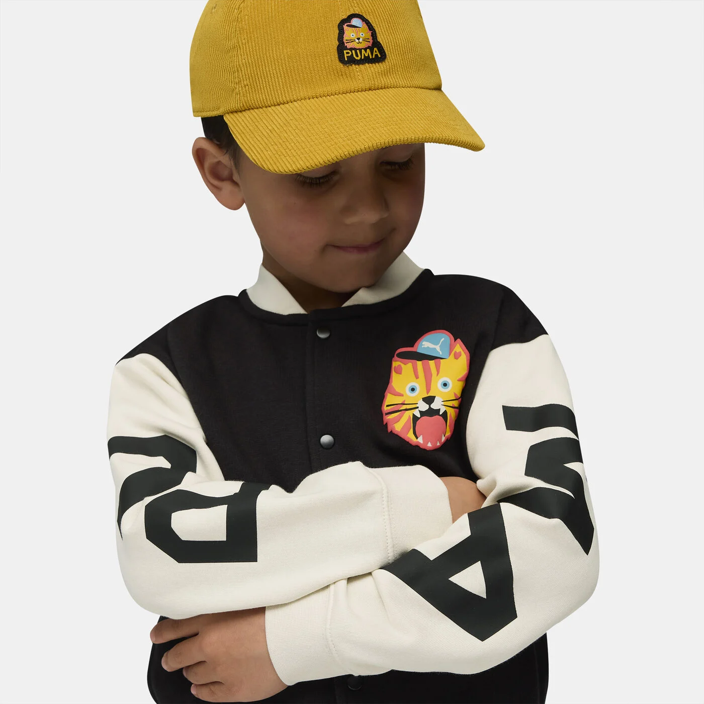 Kids' Moody Cat Bomber Jacket