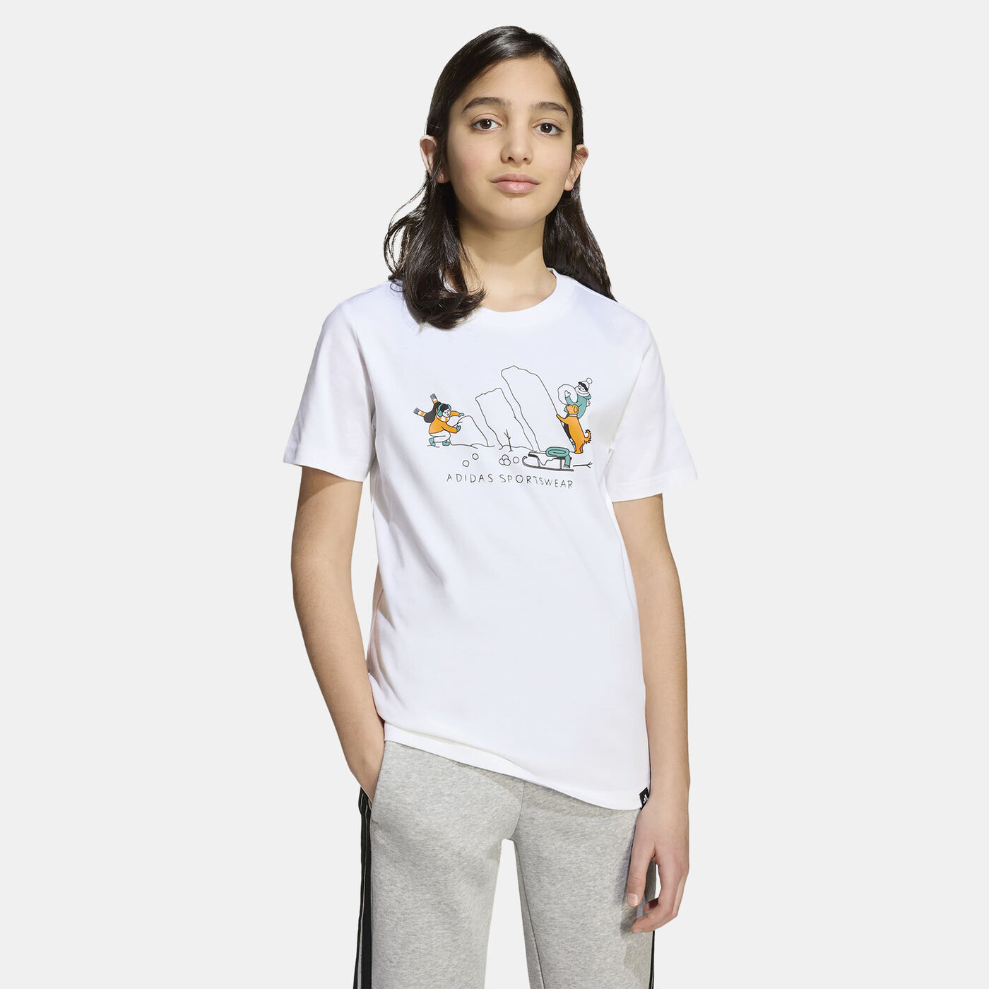 Kids' Winter Sports Graphic T-Shirt