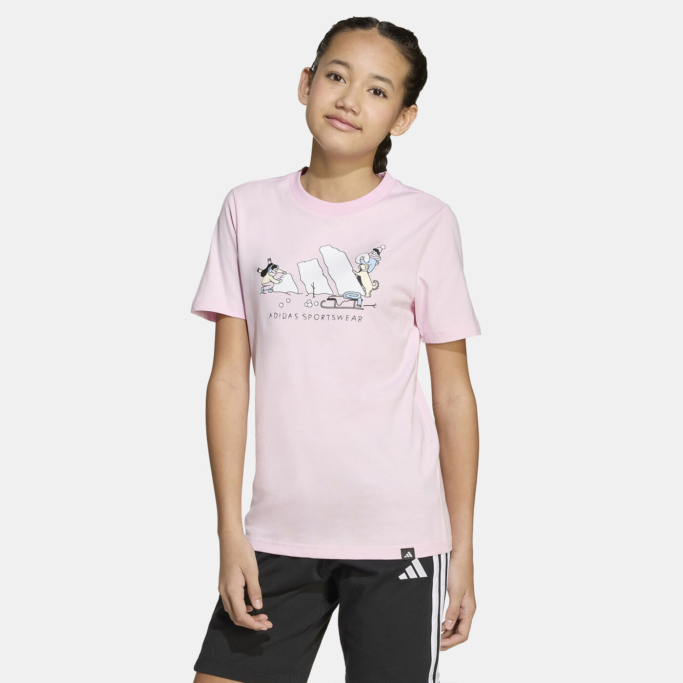 Kids' Winter Sports Graphic T-Shirt