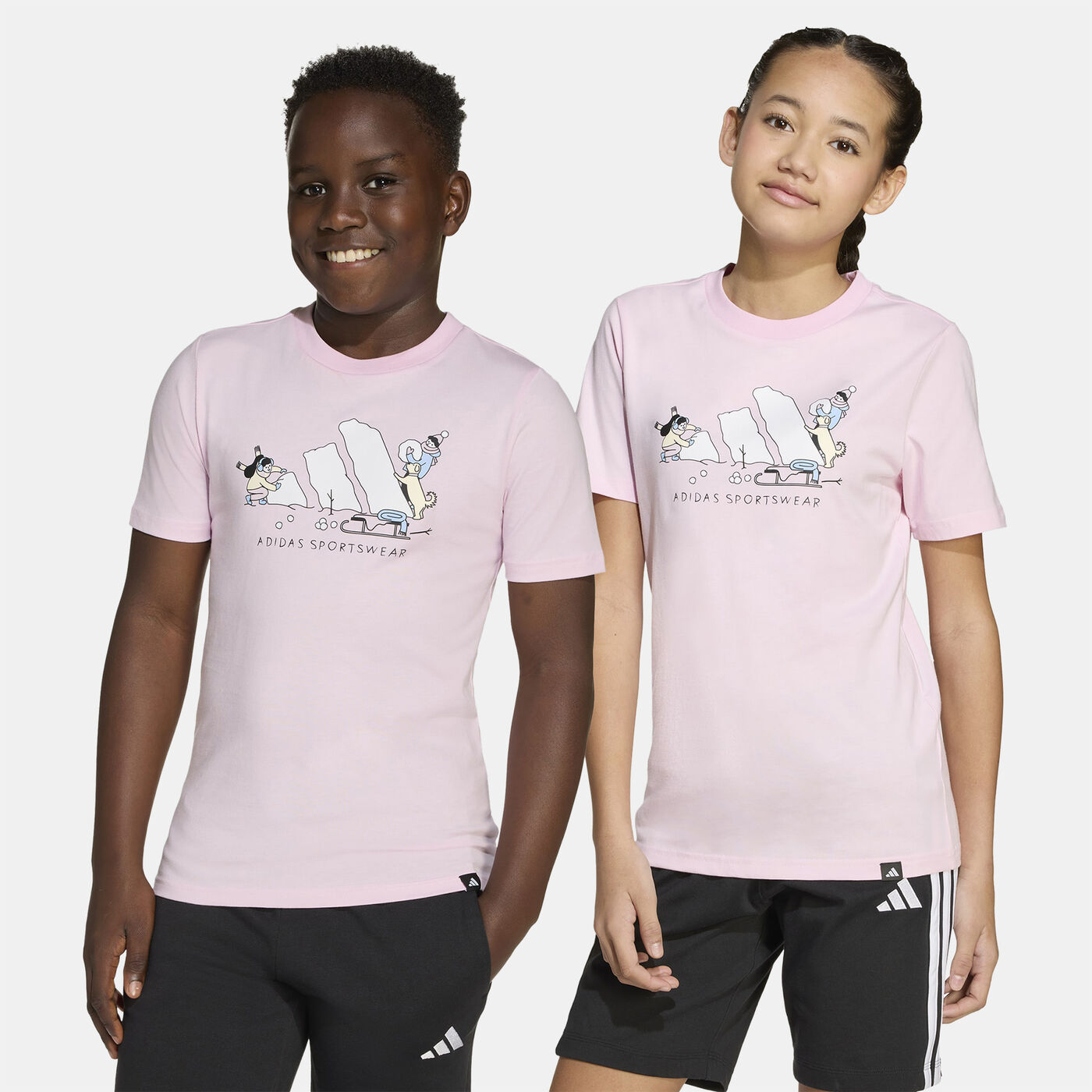 Kids' Winter Sports Graphic T-Shirt