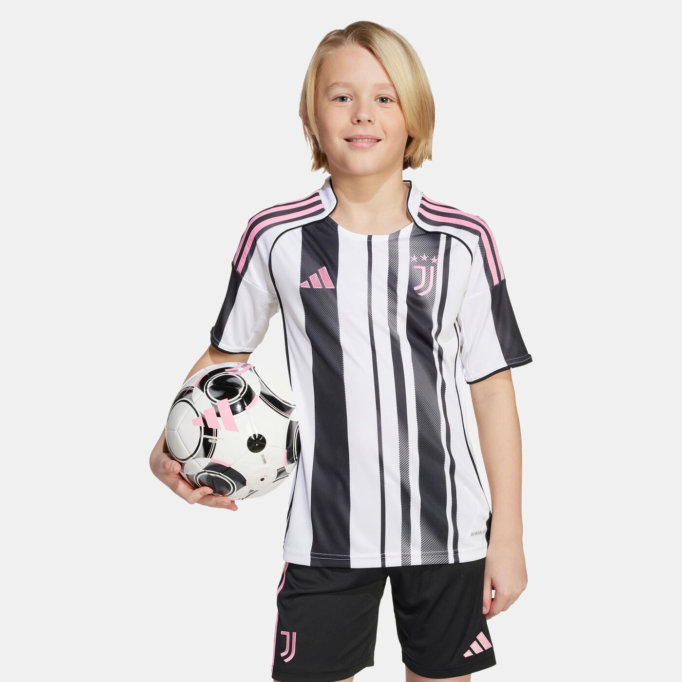 Kids' Juventus 25/26 Home Replica Football Jersey